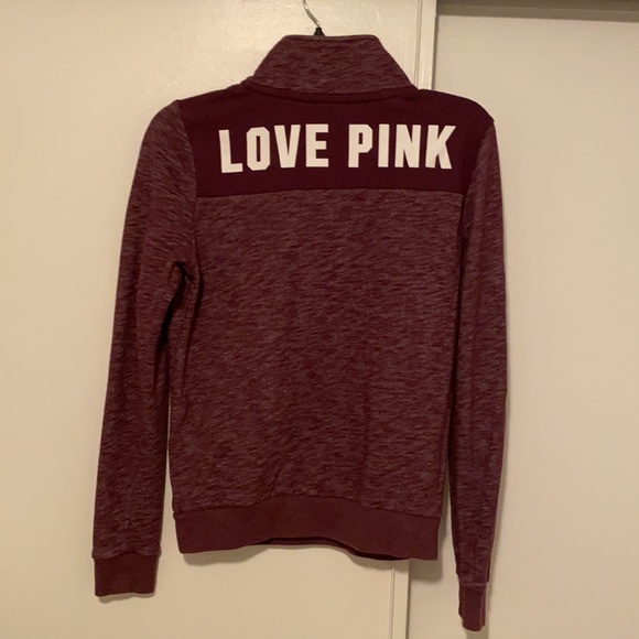 PINK half-zip sweatshirt - Picture 6 of 6